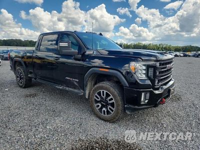 Czwarte zdjęcie samochodu z boku: 2021 GMC SIERRA K2500 AT4 VIN:1GT49PEY8MF145479 - miniatura