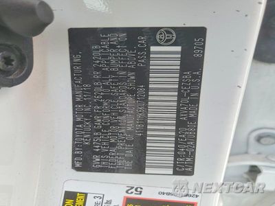 Zdjęcie 12 z 12 samochodu: 2019 TOYOTA CAMRY SE VIN:4T1B11HK6KU712084 - miniatura
