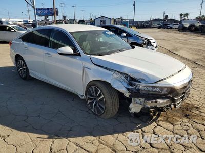 Czwarte zdjęcie samochodu z boku: 2021 HONDA ACCORD HYBRID VIN:1HGCV3F14MA007261 - miniatura