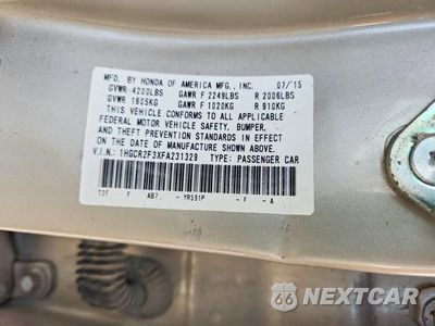 Zdjęcie 13 z 13 samochodu: 2015 HONDA ACCORD LX VIN:1HGCR2F3XFA231329 - miniatura