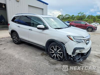 Czwarte zdjęcie samochodu z boku: 2022 HONDA PILOT TOURING VIN:5FNYF6H61NB045566 - miniatura