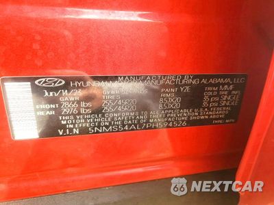 Zdjęcie 12 z 12 samochodu: 2023 HYUNDAI SANTA FE CALLIGRAPHY VIN:5NMS54AL7PH594526 - miniatura