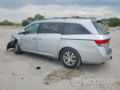 Drugie zdjęcie samochodu z przodu: 2014 HONDA ODYSSEY EXL VIN:5FNRL5H67EB134744 - miniatura