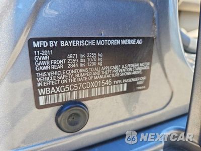 Zdjęcie 12 z 12 samochodu: 2012 BMW 528 I VIN:WBAXG5C57CDX01546 - miniatura
