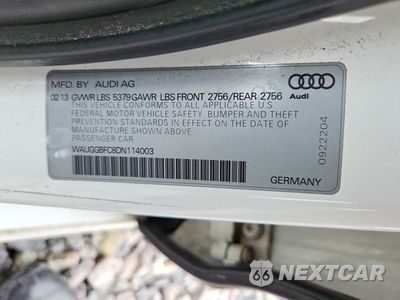 Zdjęcie 12 z 12 samochodu: 2013 AUDI A6 PREMIUM PLUS VIN:WAUGGBFC8DN114003 - miniatura