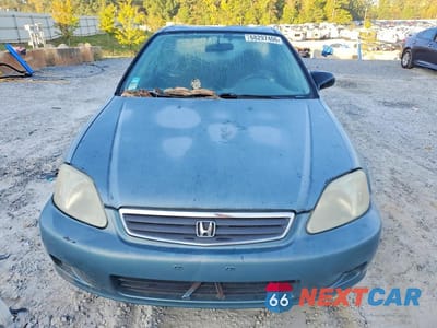 Piąte zdjęcie samochodu w środku: 2000 HONDA CIVIC LX VIN:2HGEJ6676YH583631 - miniatura