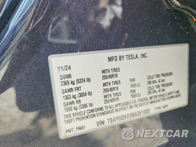 Zdjęcie 12 z 12 samochodu: 2025 TESLA MODEL Y VIN:7SAYGDEE0SA351005 - miniatura