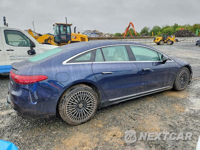 Trzecie zdjęcie samochodu z tyłu: 2022 MERCEDES-BENZ EQS SEDAN 580 4MATIC VIN:W1KCG4EB1NA014023 - miniatura