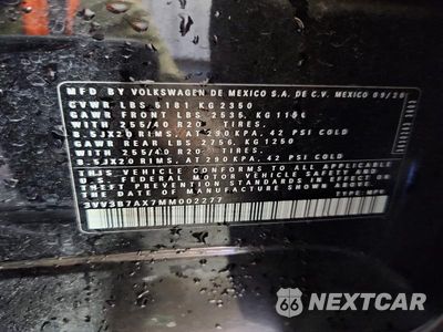 Zdjęcie 13 z 13 samochodu: 2021 VOLKSWAGEN TIGUAN SE VIN:3VV3B7AX7MM002277 - miniatura