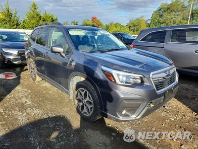 Czwarte zdjęcie samochodu z boku: 2021 SUBARU FORESTER PREMIUM VIN:JF2SKAFC1MH490144 - miniatura