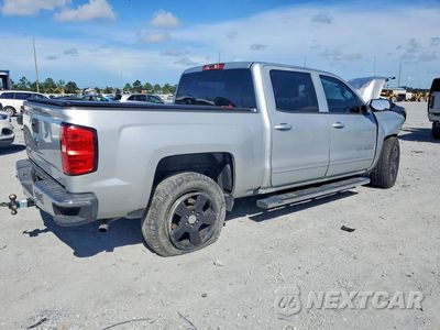 Trzecie zdjęcie samochodu z tyłu: 2017 CHEVROLET SILVERADO C1500 LT VIN:3GCPCREC0HG133927 - miniatura