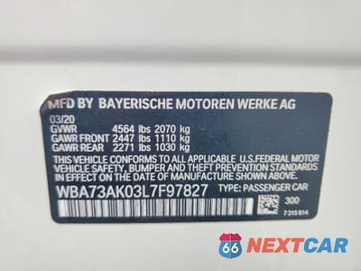 Zdjęcie 13 z 13 samochodu: 2020 BMW 2ER 228XI VIN:WBA73AK03L7F97827 - miniatura
