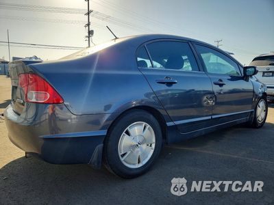 Trzecie zdjęcie samochodu z tyłu: 2007 HONDA CIVIC HYBRID VIN:JHMFA36257S017052 - miniatura