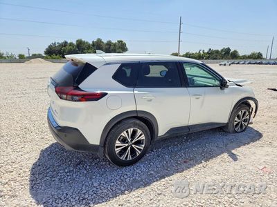 Trzecie zdjęcie samochodu z tyłu: 2021 NISSAN ROGUE SV VIN:5N1AT3BBXMC807427 - miniatura