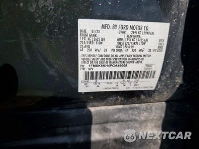 Zdjęcie 13 z 13 samochodu: 2023 FORD EXPLORER ST-LINE VIN:1FMSK8KH4PGA49008 - miniatura