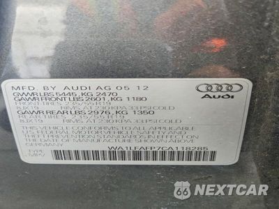Zdjęcie 13 z 13 samochodu: 2012 AUDI Q5 PREMIUM PLUS VIN:WA1LFAFP7CA118285 - miniatura
