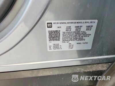 Zdjęcie 12 z 12 samochodu: 2026 CHEVROLET EQUINOX LT VIN:3GNAXPEG7TL242572 - miniatura