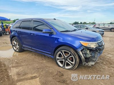 Czwarte zdjęcie samochodu z boku: 2013 FORD EDGE SPORT VIN:2FMDK3AK8DBC73040 - miniatura
