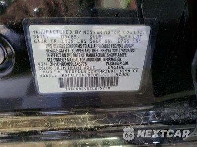 Zdjęcie 13 z 13 samochodu: 2025 NISSAN VERSA SV VIN:3N1CN8EV0SL845778 - miniatura