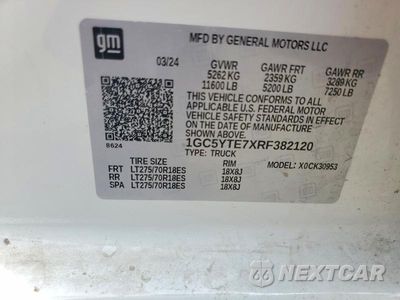 Zdjęcie 12 z 12 samochodu: 2024 CHEVROLET SILVERADO K3500 LT VIN:1GC5YTE7XRF382120 - miniatura