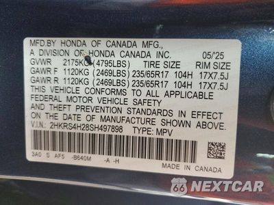 Zdjęcie 14 z 14 samochodu: 2025 HONDA CR-V LX VIN:2HKRS4H28SH497898 - miniatura