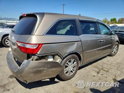 Trzecie zdjęcie samochodu z tyłu: 2011 HONDA ODYSSEY EX VIN:5FNRL5H46BB098779 - miniatura
