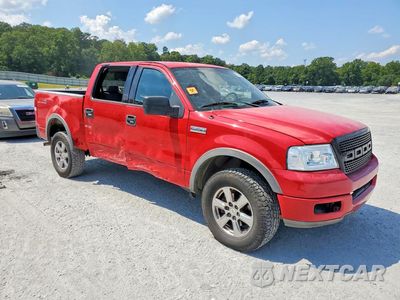 Czwarte zdjęcie samochodu z boku: 2004 FORD F150 SUPERCREW VIN:1FTPW14574KD18202 - miniatura