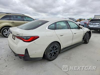 Trzecie zdjęcie samochodu z tyłu: 2024 BMW I4 EDRIVE 35 VIN:WBY43AW03RFS33630 - miniatura