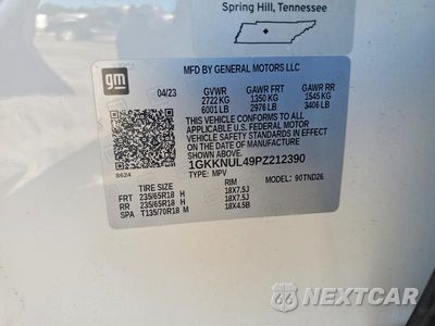 Zdjęcie 12 z 12 samochodu: 2023 GMC ACADIA SLT VIN:1GKKNUL49PZ212390 - miniatura