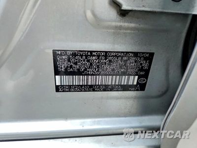 Zdjęcie 12 z 12 samochodu: 2005 LEXUS LS 430 VIN:JTHBN36F855000313 - miniatura