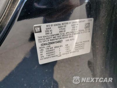 Zdjęcie 13 z 13 samochodu: 2017 CHEVROLET EQUINOX LT VIN:2GNALCEK8H1548827 - miniatura