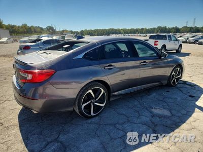 Trzecie zdjęcie samochodu z tyłu: 2018 HONDA ACCORD SPORT VIN:1HGCV1F34JA259058 - miniatura