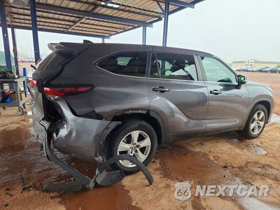 Trzecie zdjęcie samochodu z tyłu: 2024 TOYOTA HIGHLANDER LE VIN:5TDKDRAHXRS539161 - miniatura
