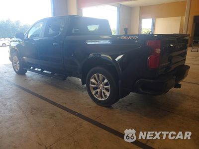 Drugie zdjęcie samochodu z przodu: 2021 CHEVROLET SILVERADO K1500 CUSTOM VIN:3GCUYBEFXMG146104 - miniatura