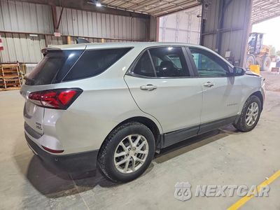 Trzecie zdjęcie samochodu z tyłu: 2022 CHEVROLET EQUINOX LT VIN:3GNAXUEVXNL241934 - miniatura