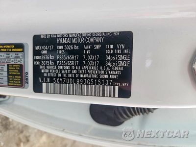 Zdjęcie 13 z 13 samochodu: 2018 HYUNDAI SANTA FE SPORT 2.4L VIN:5XYZUDLB9JG515137 - miniatura