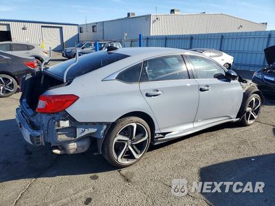 Trzecie zdjęcie samochodu z tyłu: 2022 HONDA ACCORD VIN:1HGCV2F33NA017700 - miniatura
