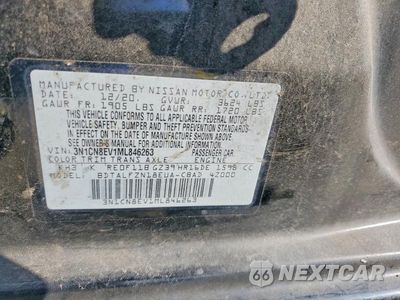 Zdjęcie 12 z 12 samochodu: 2021 NISSAN VERSA SV VIN:3N1CN8EV1ML846263 - miniatura