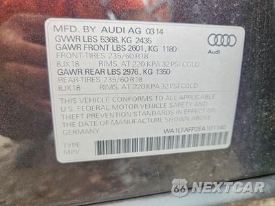 Zdjęcie 14 z 14 samochodu: 2014 AUDI Q5 PREMIUM PLUS VIN:WA1LFAFP2EA101140 - miniatura