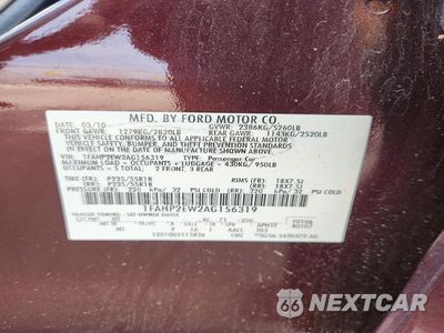 Zdjęcie 13 z 13 samochodu: 2010 FORD TAURUS SEL VIN:1FAHP2EW2AG156319 - miniatura