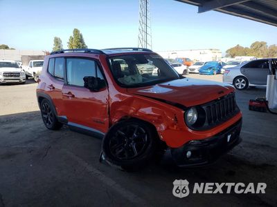 Czwarte zdjęcie samochodu z boku: 2017 JEEP RENEGADE LATITUDE VIN:ZACCJABB9HPG20379 - miniatura