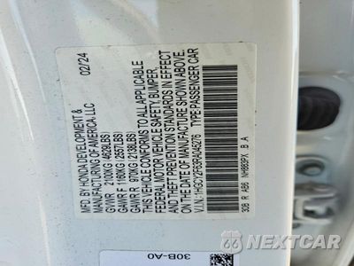 Zdjęcie 12 z 12 samochodu: 2024 HONDA ACCORD HYBRID EXL VIN:1HGCY2F63RA045276 - miniatura