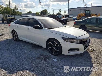 Czwarte zdjęcie samochodu z boku: 2020 HONDA ACCORD SPORT VIN:1HGCV1F34LA085365 - miniatura