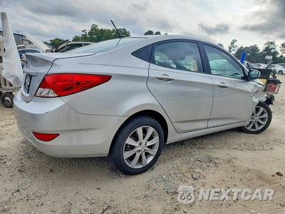 Trzecie zdjęcie samochodu z tyłu: 2012 HYUNDAI ACCENT GLS VIN:KMHCU4AE9CU103963 - miniatura
