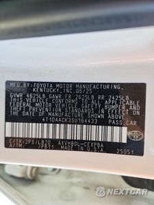 Zdjęcie 12 z 12 samochodu: 2025 TOYOTA CAMRY XSE VIN:4T1DAACK3SU164433 - miniatura