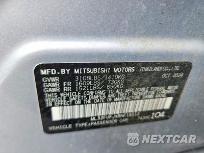 Zdjęcie 12 z 12 samochodu: 2024 MITSUBISHI MIRAGE G4 ES VIN:ML32FUFJXRHF15512 - miniatura
