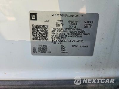 Zdjęcie 12 z 12 samochodu: 2020 CADILLAC XT5 PREMIUM LUXURY VIN:1GYKNCRS0LZ154671 - miniatura