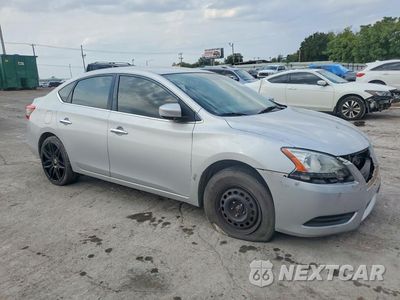 Czwarte zdjęcie samochodu z boku: 2014 NISSAN SENTRA SV VIN:3N1AB7AP1EL657776 - miniatura