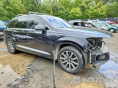 Czwarte zdjęcie samochodu z boku: 2018 AUDI Q7 PREMIUM PLUS VIN:WA1LAAF71JD024767 - miniatura