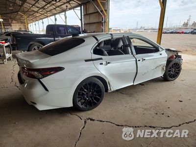 Trzecie zdjęcie samochodu z tyłu: 2021 TOYOTA CAMRY XSE VIN:4T1K61AK4MU594874 - miniatura